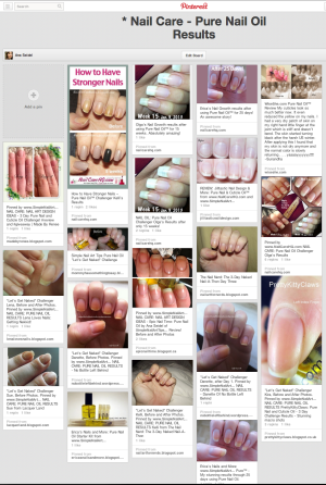 Ana's Pure Nail Oil Pinterest Board