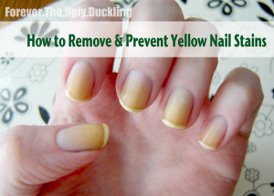 www.NailCareHQ.com Yellow-nails-How to remove and prevent staining
