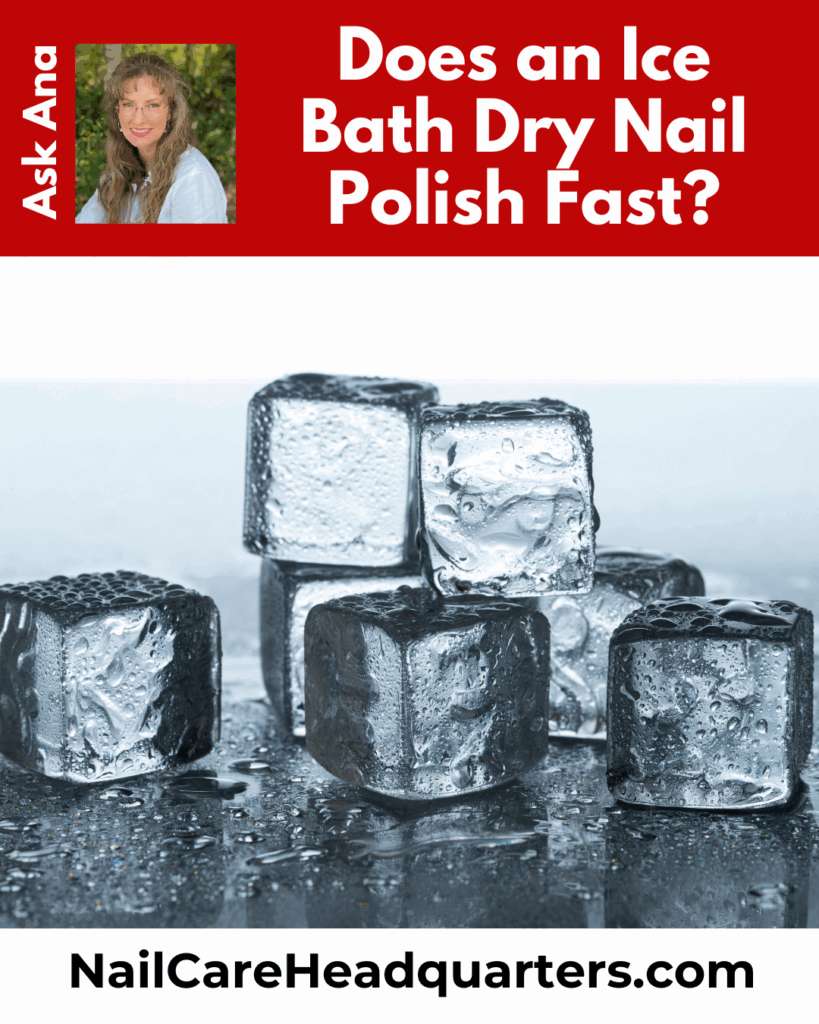 Do Ice Baths Dry Nails Faster?