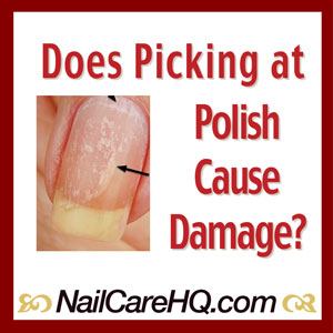 Does Picking Polish Cause Damage?