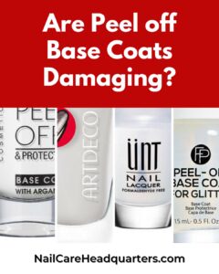 Are Peel-Off Base Coats Damaging?