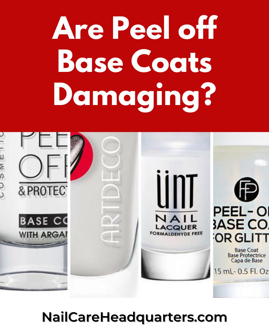 Are Peel-Off Base Coats Damaging?
