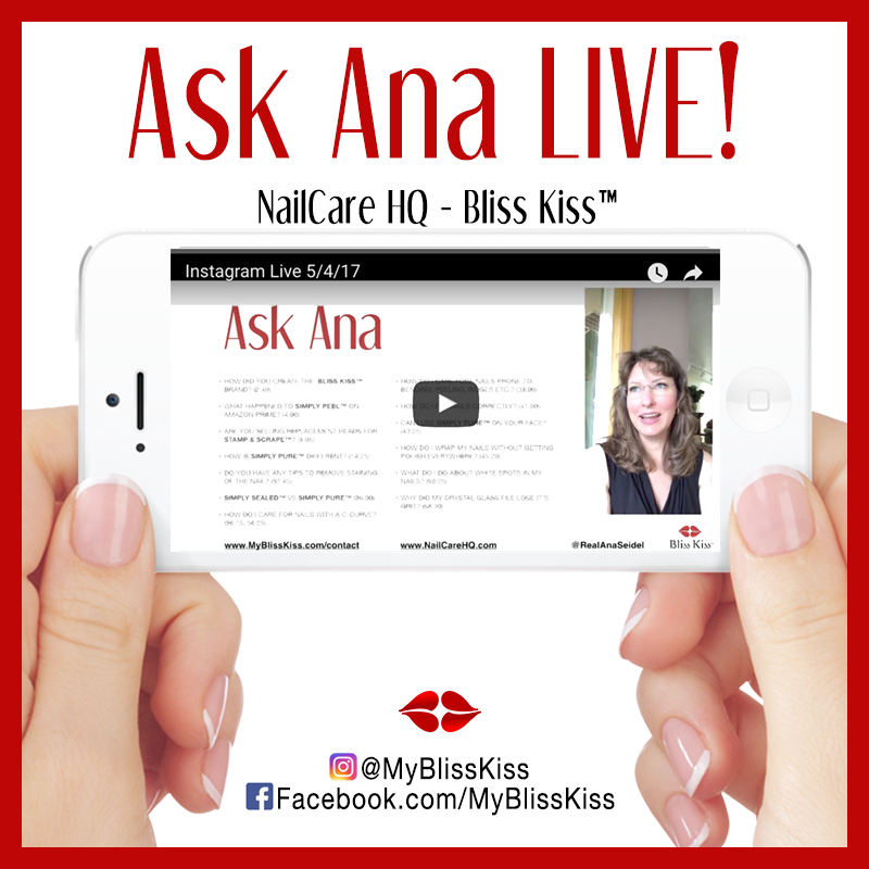Ask Ana LIVE! Answers to Your Nail Care Questions 5/4/2017